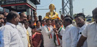 ఇందిరా గాంధీ జయంతికి నివాళులు శ్రీ గణేష్.|