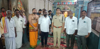 అమ్మవారి దర్శనం చేసిన ఎస్పీ విక్రాంత్ పాటిల్ |