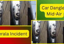 Vehicle Dangling Mid-Air Caught on Viral|