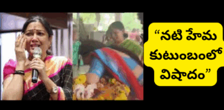 నటి హేమ కుటుంబంలో విషాదం: తల్లి కన్నుమూత |