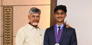 శశాంక్ కనుమూరికి CM అభినందనలు |