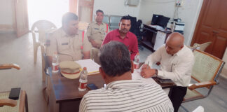 హ్యూమన్ ట్రాఫికింగ్ కార్యాలయాన్ని అదనపు ఎస్పీ తనిఖీ |