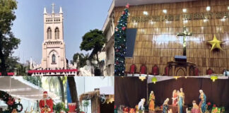 క్రిస్మస్ వేడుకను పురస్కరించుకొని సర్వాంగ సుందరంగా చర్చ్ ల ముస్తాబు.|