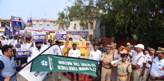 విజయవాడ ఇంద్ర గాంధీ స్టేడియం టు కే వాగ్దాన్ ర్యాలీ |