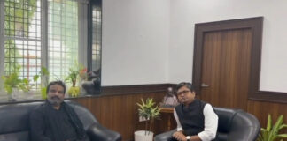 కంటోన్మెంట్ సీఈఓ తో ఎంఎల్ఏ శ్రీగణేష్ భేటీ.|