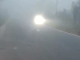 పుంగనూరు మండలాల్లో 8 గంటలైనా తగ్గని మంచు |