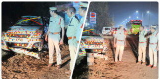 ప్రమాదాలు అరికట్టేందుకు పోలీస్ యంత్రాంగం విన్నుత ఆలోచన |