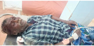 మదనపల్లిలో రోడ్డు ప్రమాదం గుర్తు తెలియని వ్యక్తికి తీవ్ర గాయాలు