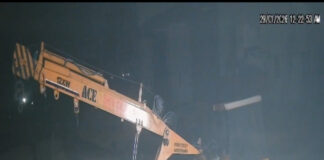 చిరుత పులి రోడ్డుపై సంచారం (సీసీ ఫుటేజ్)లో అర్ధరాత్రి గ్రామంలో భయం.. భయం..!