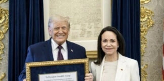 డోనాల్డ్ ట్రంప్ ను కలిసిన విపక్ష నేత వెనిజులా