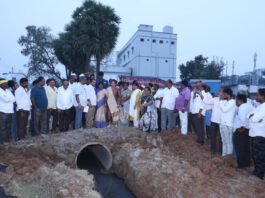 దర్శిలో జోముకాలువ నిర్మాణంపై అధికారులతో సమీక్ష |