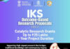 IKS Division Invites Applications for Research Proposals 2026–27 |