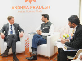 మేత వైస్ ప్రెసిడెంట్ కెల్విన్ మార్టిన్ తో మంత్రి లోకేష్ భేటీ |