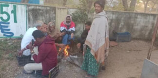 పుంగనూరులో చలి తీవ్రత పెరుగుతోంది |