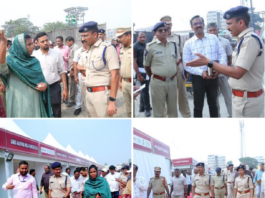 CM భద్రతా ఏర్పాట్లు గుంటూరులో పరిశీలన |