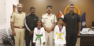జాతీయ స్థాయి తైక్వాండో పోటీల్లో సత్తా చాటిన పోలీస్ వారసులు