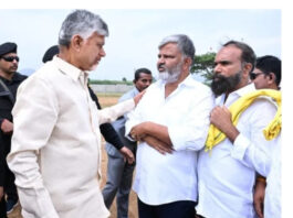 పుంగనూరు:చంద్రబాబును కలిసిన చల్లా బాబు.