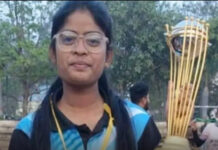 జాతీయ షూటింగ్ బాల్ పోటీల్లో బ్లెస్సీకి స్వర్ణం