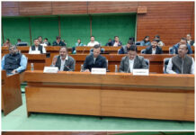 హోం వ్యవహారాల స్టాండింగ్ కమిటీ సమావేశంలో ఎంపీ కృష్ణ ప్రసాద్ |