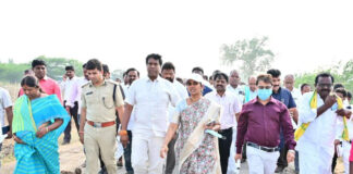 ముఖ్యమంత్రి పర్యటనకు హెలిప్యాడ్ ఏర్పాటుకు పరిశీలన