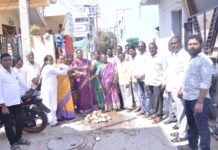 ₹18 లక్షల అభివృద్ధి పనులు: సబిత అనిల్ కిషోర్ గౌడ్ శంకుస్థాపన