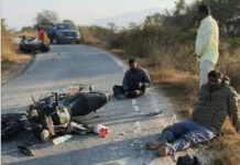 సోమల మండలంలో రెండు బైక్లు ఢీ: ఇద్దరికి తీవ్ర గాయాలు