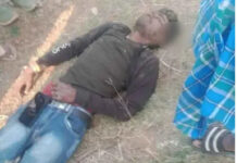 రామసముద్రం వద్ద ప్రమాదం: బండరాయిని ఢీకొన్న బైక్