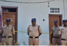 బాలిక హత్య కేసు: ఏ-2 అంజలి ఇంటి వద్ద భారీ పోలీసు బందోబస్తు