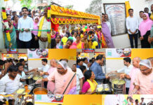 అన్న క్యాంటీన్ ప్రారంభించిన మంత్రి నారా లోకేష్