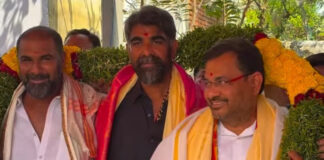 భక్తి శ్రద్ధలతో శ్రీ సీతారాముల విగ్రహ ప్రతిష్ట: పాల్గొన్న సుగవాసి ప్రసాద్ బాబు.