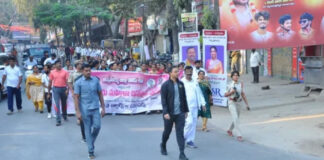 మదనపల్లిలో మహిళా వాకథాన్: అడుగులు కలిపిన ఎస్పీ.