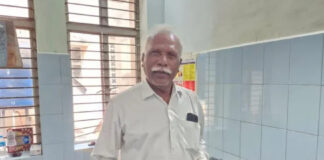 కోతులను తరిమే ప్రయత్నంలో ప్రమాదం: రైతు తీవ్రంగా గాయపాటు.