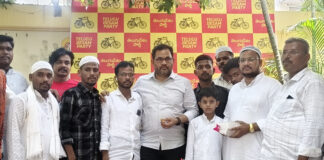 మైనార్టీల సంక్షేమానికి టిడిపి ప్రభుత్వం నిరంతరం కృషి చేస్తుంది రాజంపేట పార్లమెంటు అధ్యక్షుడు సుగవాసి ప్రసాద్ బాబు