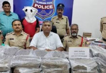 సికింద్రాబాద్ లో గంజాయి ముఠా గుట్టురట్టు అల్వాల్ డెలివరీ బాయ్ తో సహా ఏడుగురు అరెస్ట్.|