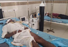 దురదృష్టం: అడవి పందిని ఢీకొన్న భక్తుల వాహనం – ఇద్దరికి గాయాలు