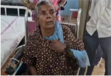 మదనపల్లె: అగ్ని ప్రమాదంలో వృద్ధురాలికి తీవ్ర గాయాలు.