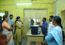 ఆకస్మికంగా తనిఖీ చేసిన :: జిల్లా కలెక్టర్ అండ్ మెజిస్ట్రేట్ స్నేహ శబరీష్