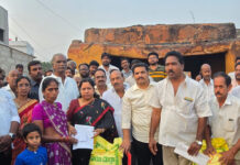 అగ్ని బాధితులను పరామర్శించిన MLA సత్యప్రభ…