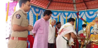 పుంగనూరు ఆలయ పరిసరాల్లో భద్రతపై ఎస్పీ ఆరా.