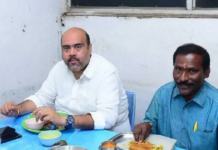 సాధారణ వ్యక్తిలా.. హోటల్లో టిఫిన్ చేసిన బేబినాయన