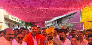 శ్రీరామ్ చినబాబు పుట్టినరోజు వేడుకల్లో పాల్గొన్న మంత్రి మండిపల్లి రాంప్రసాద్ రెడ్డి