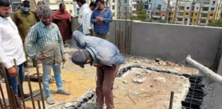 నిజాంపేట్ అక్రమ నిర్మాణాలను కూల్చివేశారు