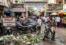 చారిత్రక మాదన్న పేట మార్కెట్లో పేరుకుపోయిన వ్యర్థాలు: పార్కింగ్ స్థలం కబ్జా.. ప్రయాణికుల అవస్థలు!